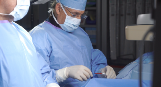 Fayaz Shawl, M.D., director of interventional cardiology at Adventist HealthCare Washington Adventist Hospital in Takoma Park, Md., performs the first MitraClip procedure at the hospital. Fayaz Shawl, M.D., director of interventional cardiology at Adventist HealthCare Washington Adventist Hospital in Takoma Park, Md., performs the first MitraClip procedure at the hospital.