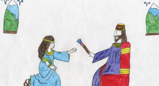 Emely Gonzalez, a member of the Oxon Hill Spanish church, created Esther for the 2019 Columbia Union Calendar. Emely Gonzalez, a member of the Oxon Hill Spanish church, created Esther for the 2019 Columbia Union Calendar.