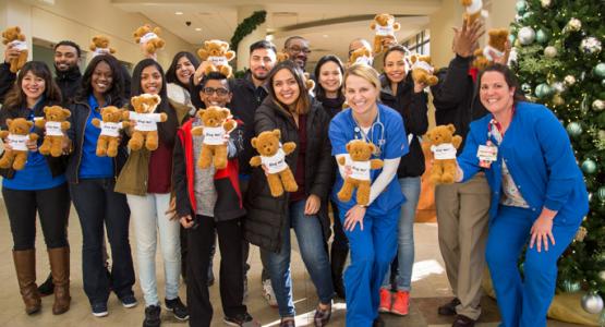 1. WGTS staffers & nurses prepare to pass out WGTS bears. 1. WGTS staffers & nurses prepare to pass out WGTS bears.