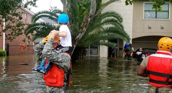 Texas National Guard soliders arrive in Houston, Texas to aid citizens from the storms of Hurricane Harvey. Photo by Lt. Zachary West, Texas Military Department Texas National Guard soliders arrive in Houston, Texas to aid citizens from the storms of Hurricane Harvey. Photo by Lt. Zachary West, Texas Military Department