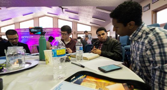 Young adults from across Ohio get immersed in the book of Joel, learning about its prophetic message. Photo credit: Sam Salinas Young adults from across Ohio get immersed in the book of Joel, learning about its prophetic message. Photo credit: Sam Salinas