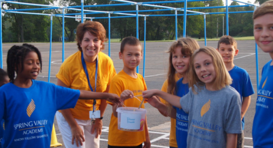 Spring Valley Academy Fitness Friends Walk to Washington D C