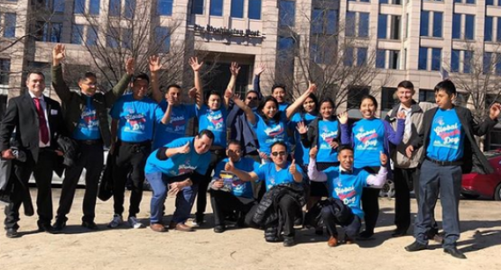 Youth members from the DC Spanish church serve their community on Global Youth Day 2019, one of more than 30 churches who participated in the Potomac Conference. Youth members from the DC Spanish church serve their community on Global Youth Day 2019, one of more than 30 churches who participated in the Potomac Conference.