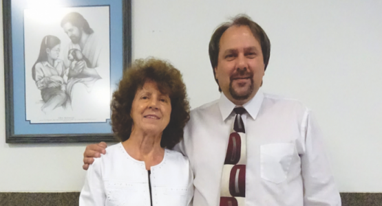 Barbara Spessard is now a member of the Waynesboro church, in large part due to her son Tony Hade’s relentless prayers for 15 years. Barbara Spessard is now a member of the Waynesboro church, in large part due to her son Tony Hade’s relentless prayers for 15 years.