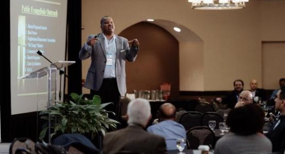 Photo of Carlton Byrd at Transformational Evangelism by Brian Tagalog Photo of Carlton Byrd at Transformational Evangelism by Brian Tagalog