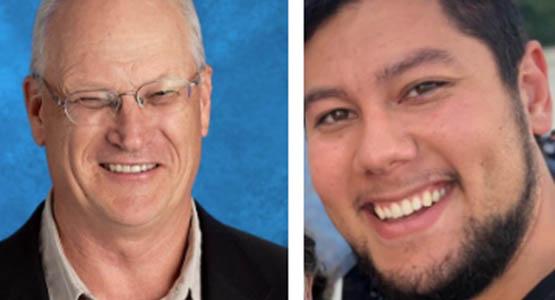 Harry Janetzko (left) is the Chesapeake Conference Highland View Academy’s (HVA) new principal, and alumnus Reed Kenji Nomura is HVA’s new math teacher. Harry Janetzko (left) is the Chesapeake Conference Highland View Academy’s (HVA) new principal, and alumnus Reed Kenji Nomura is HVA’s new math teacher.