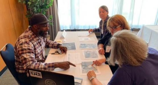 TA Teacher Shaun Robinson (pictured left) attended a Library of Congress Summer Teacher Institute TA Teacher Shaun Robinson (pictured left) attended a Library of Congress Summer Teacher Institute