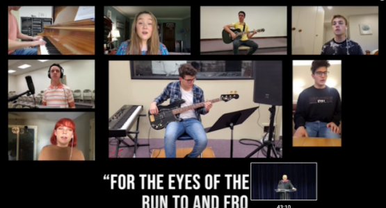 Shenandoah Valley Academy students celebrate the Class of 2020 in an online celebration. Photo courtesy SVA Shenandoah Valley Academy students celebrate the Class of 2020 in an online celebration. Photo courtesy SVA